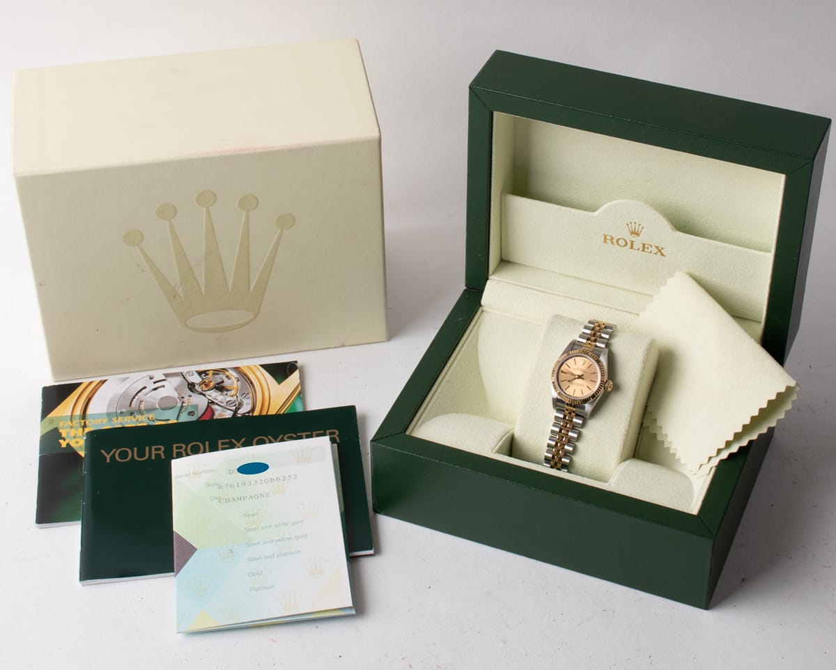 Box / Paper shot of Ladies Oyster Perpetual