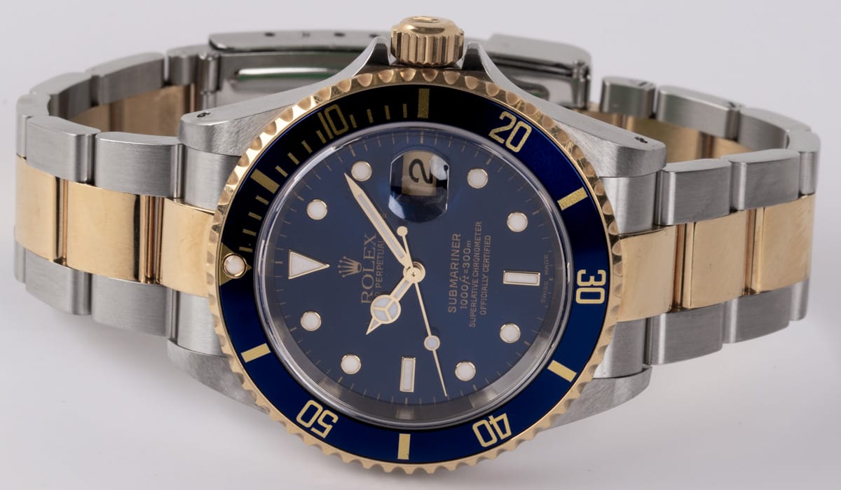 Front View of Submariner Date 'unpolished'