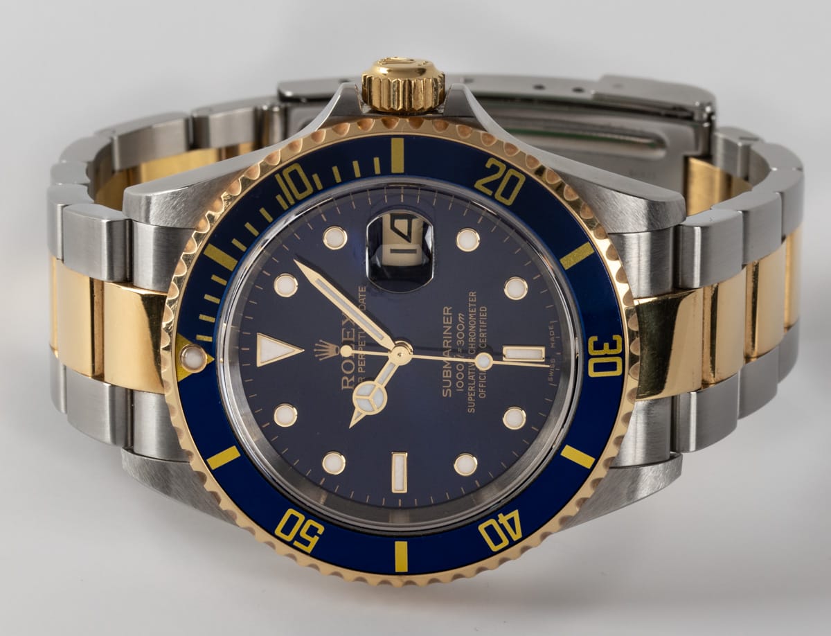 Front View of Submariner Date 'Unpolished'