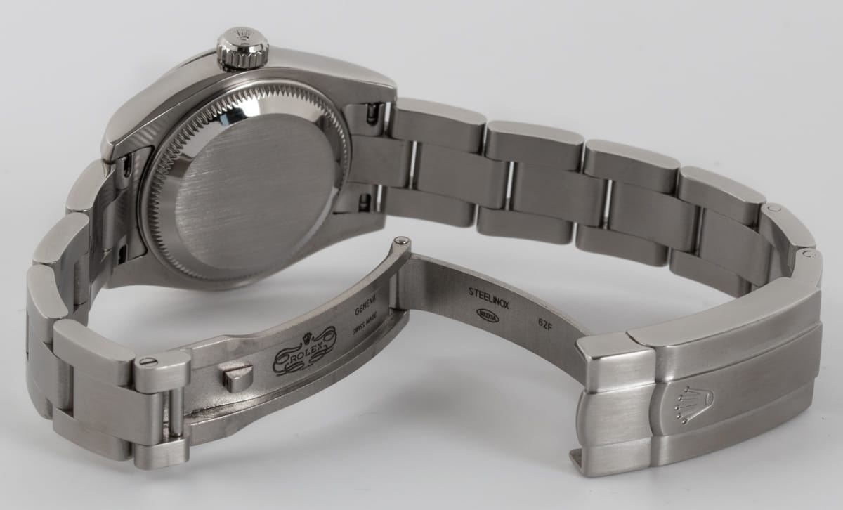 Open Clasp Shot of Ladies Oyster Perpetual