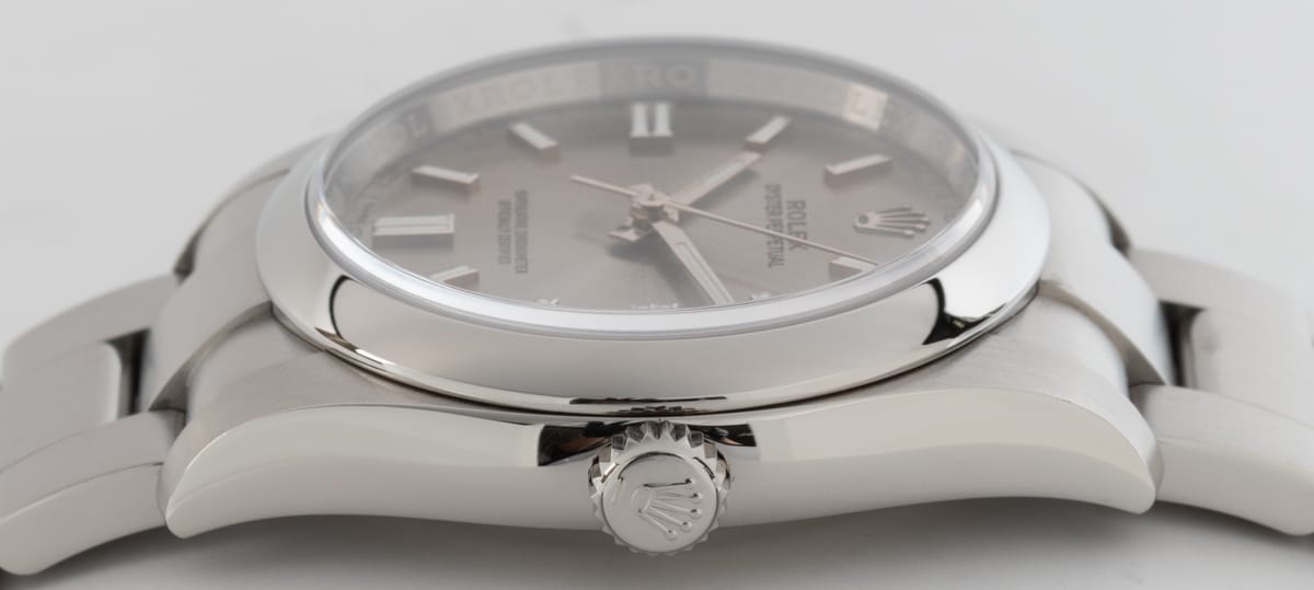 Crown Side Shot of Oyster Perpetual 36