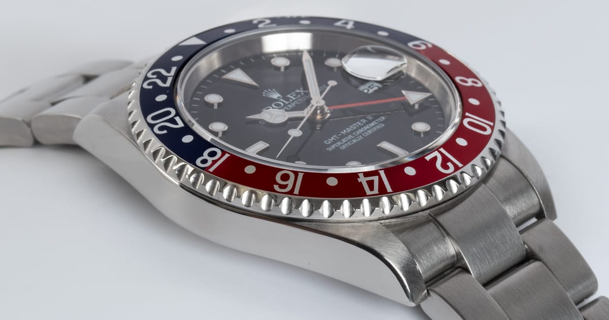 9' Side Shot of GMT-Master II 'Stick Dial'