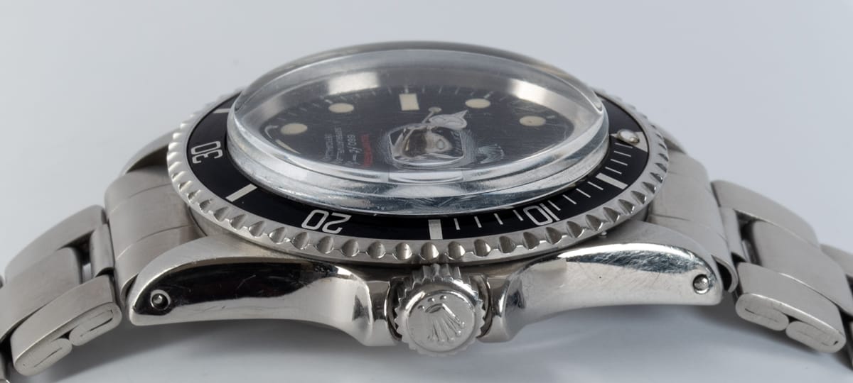 Crown Side Shot of 'Red' Submariner Date 1680