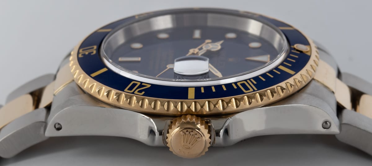 Crown Side Shot of Submariner Date 'Swiss Only'