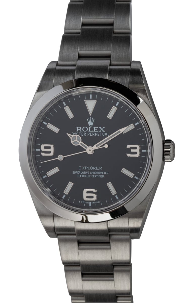 Rolex Explorer 39MM 214270 SOLD OUT black dial on Heavy Oyster bracelet SEL