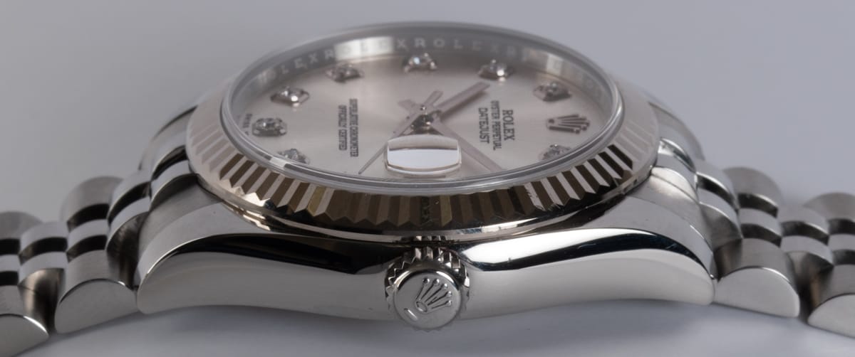 Crown Side Shot of Datejust Midsize 31MM