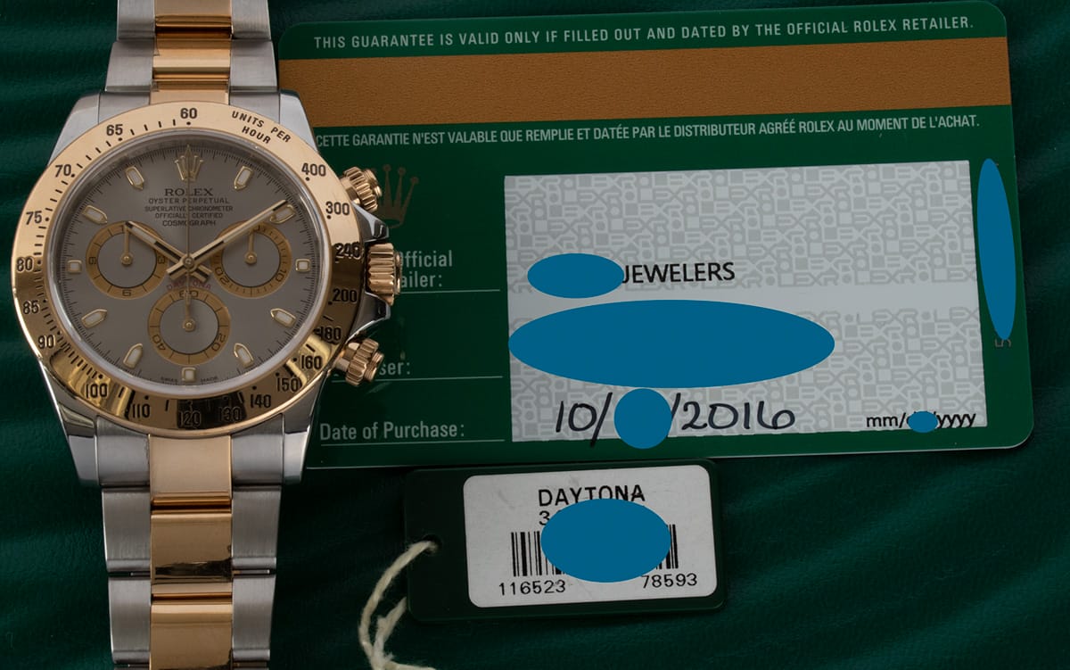 Paper shot of Daytona Cosmograph