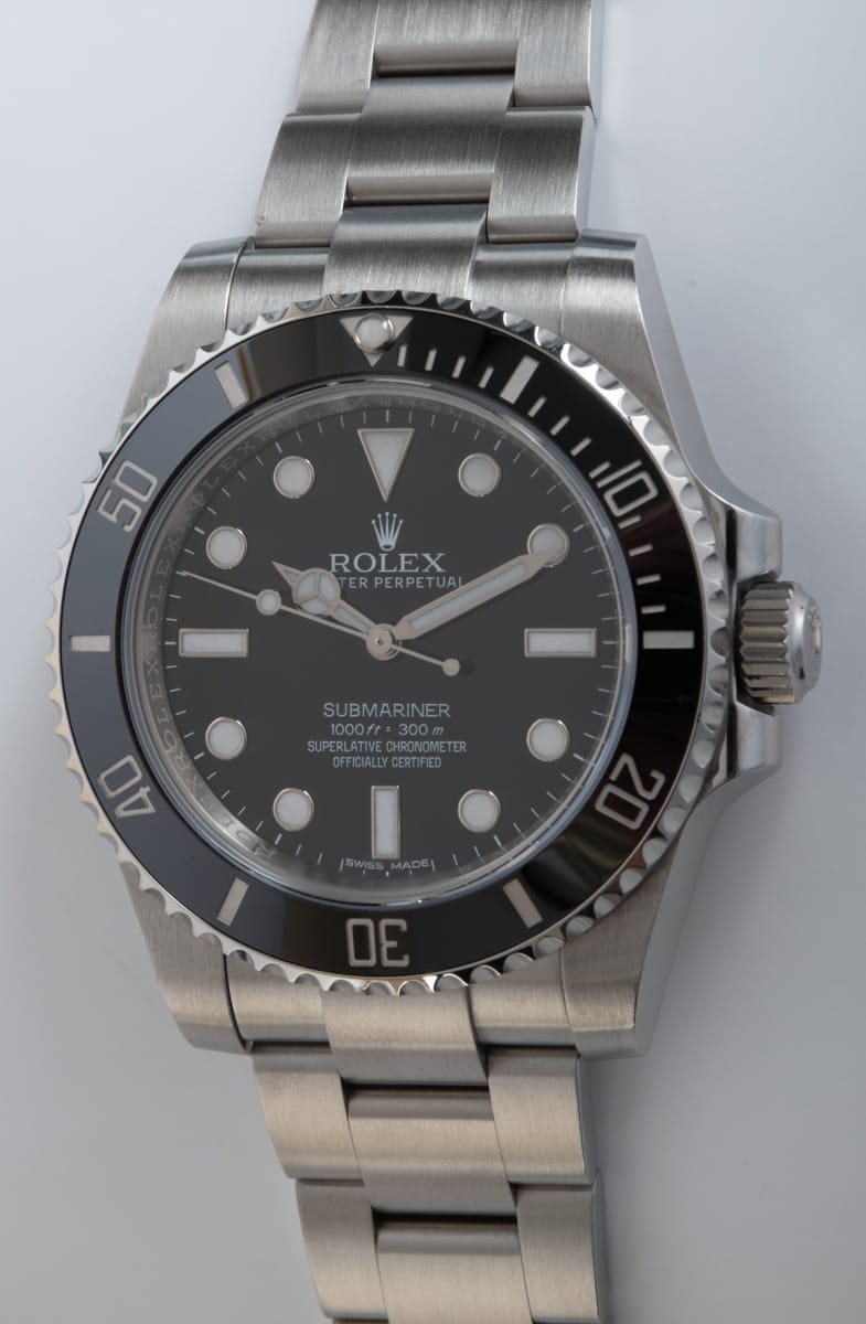 Rolex Submariner 114060 SOLD OUT black dial on heavy Oyster bracelet SEL