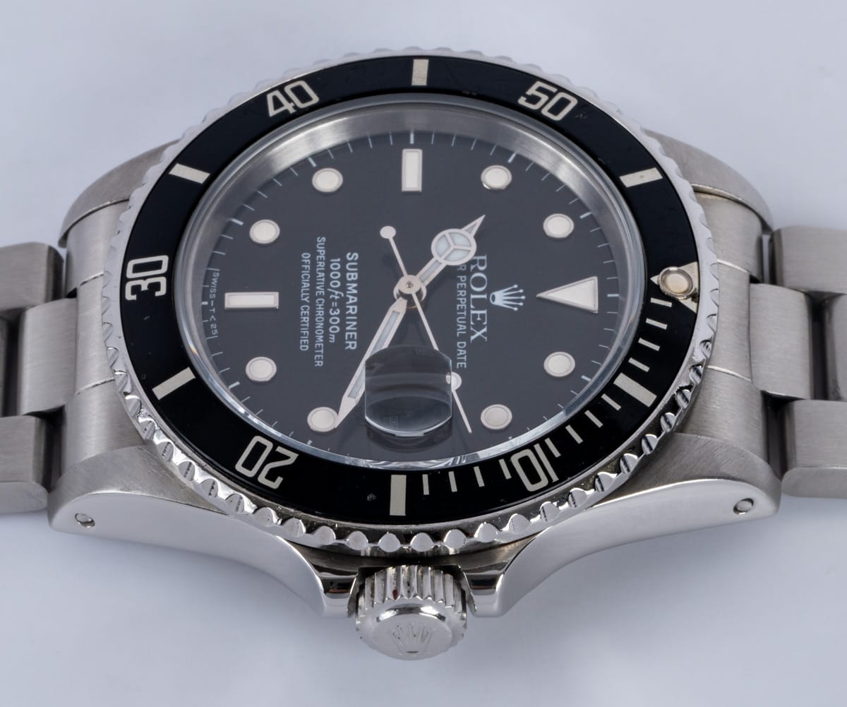 Crown Side Shot of Submariner Date