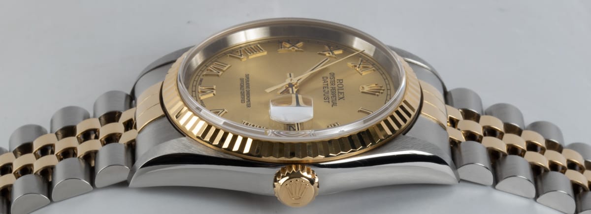 Crown Side Shot of Datejust 36