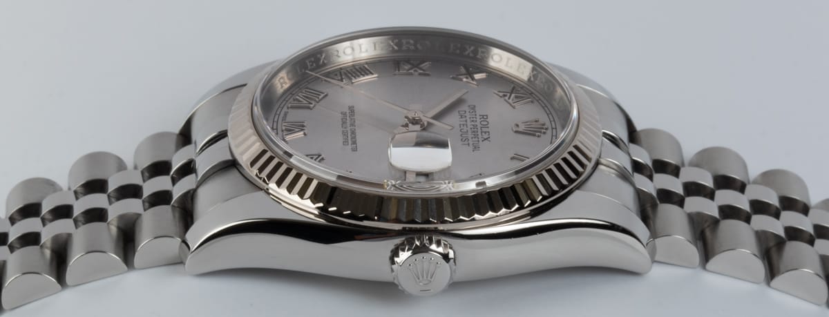 Crown Side Shot of Datejust 36