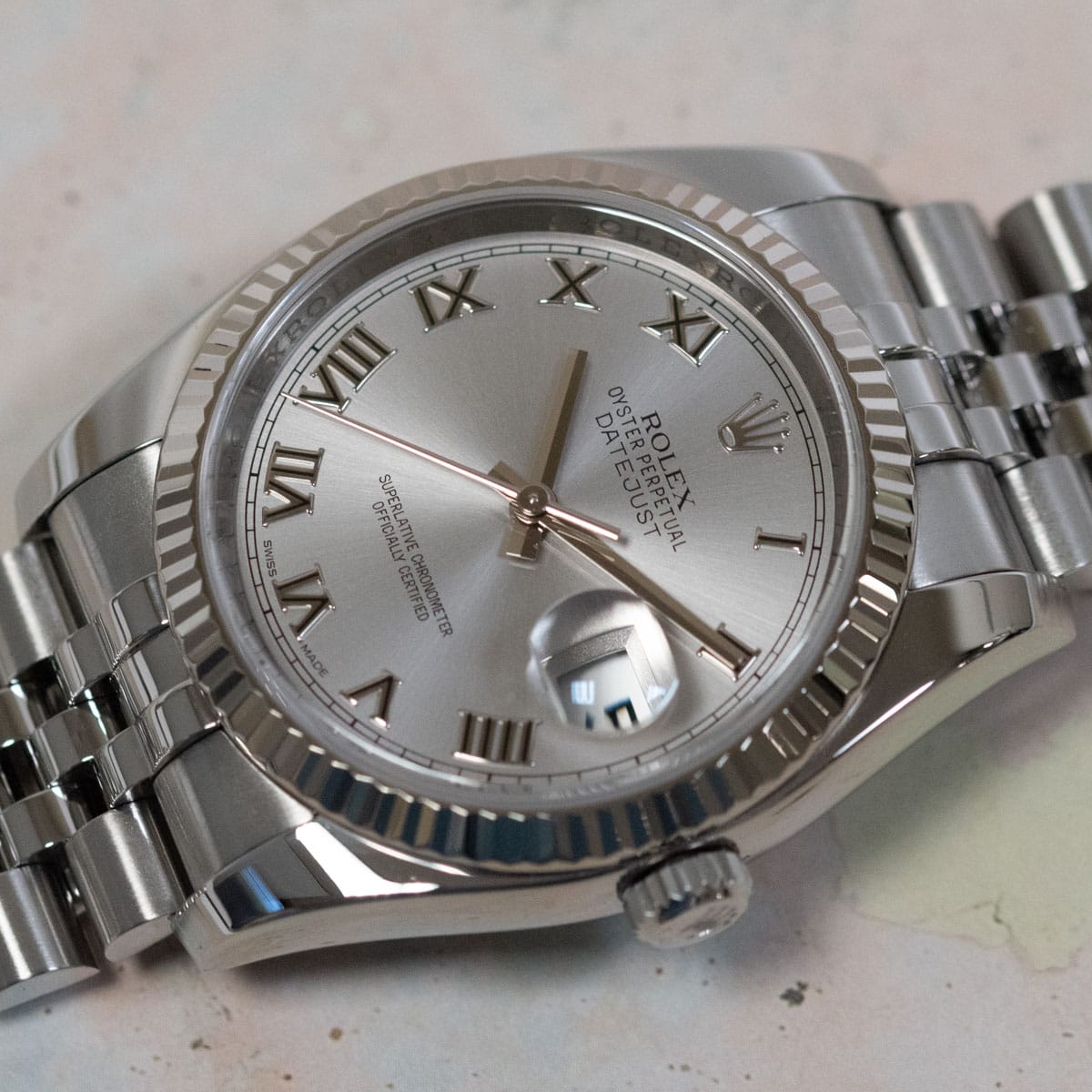 Stylied photo of  of Datejust 36