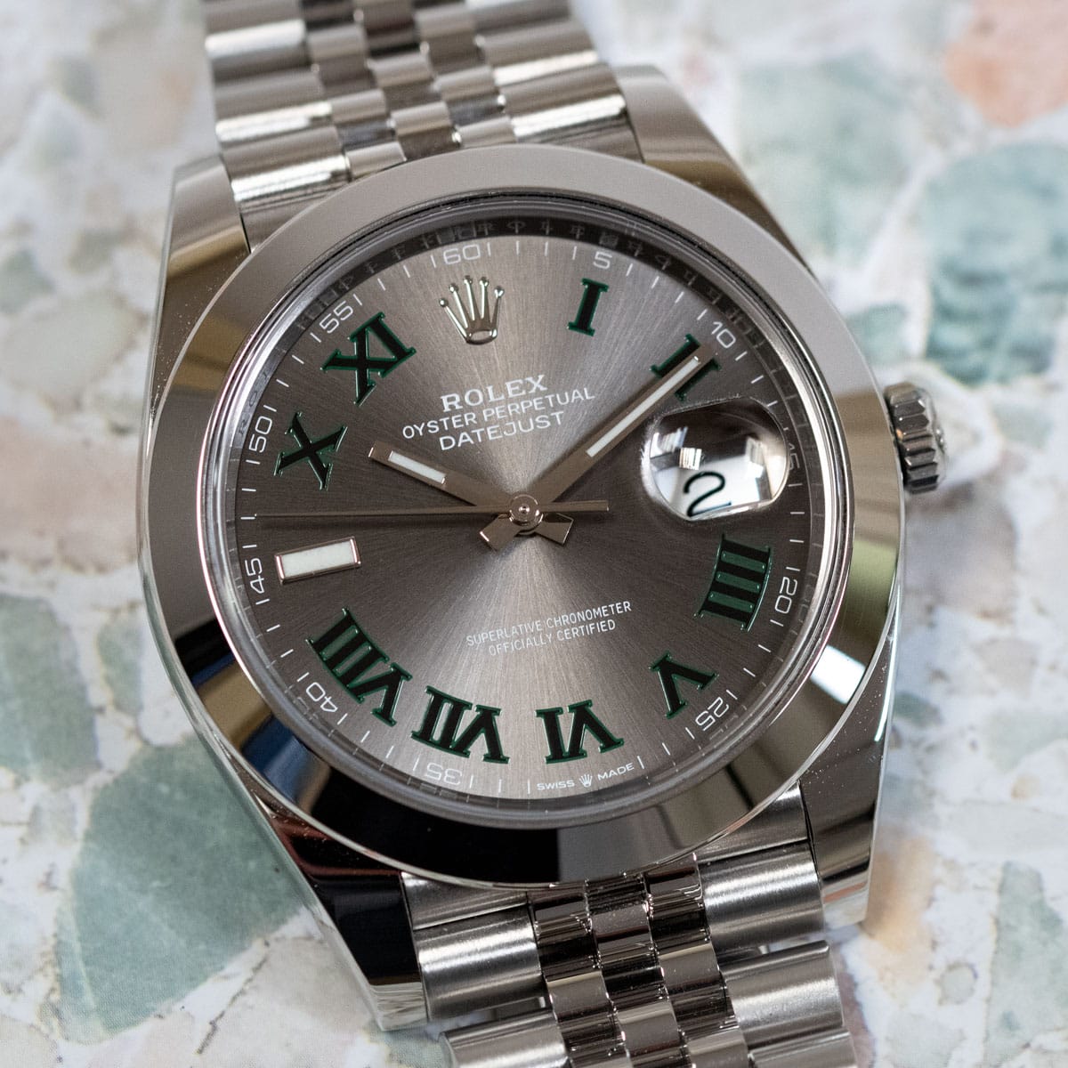 Stylied photo of  of Datejust 41 'Wimbledon'