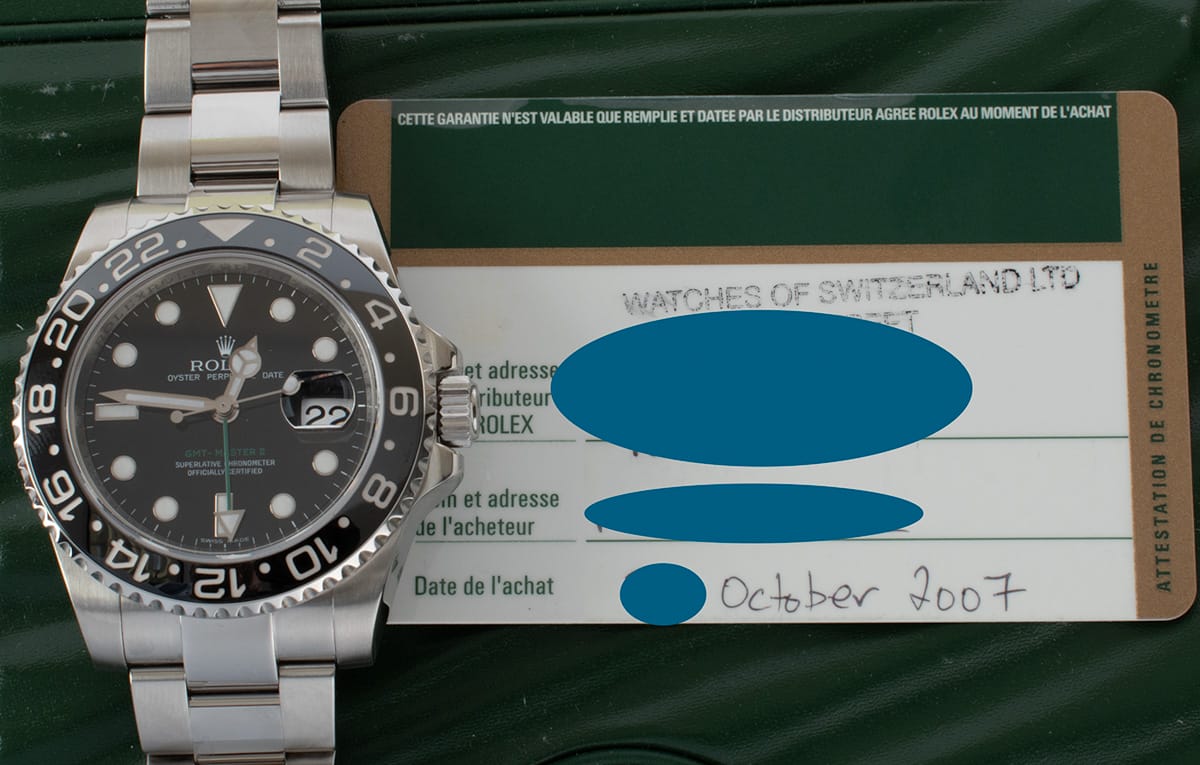 Paper shot of GMT-Master II