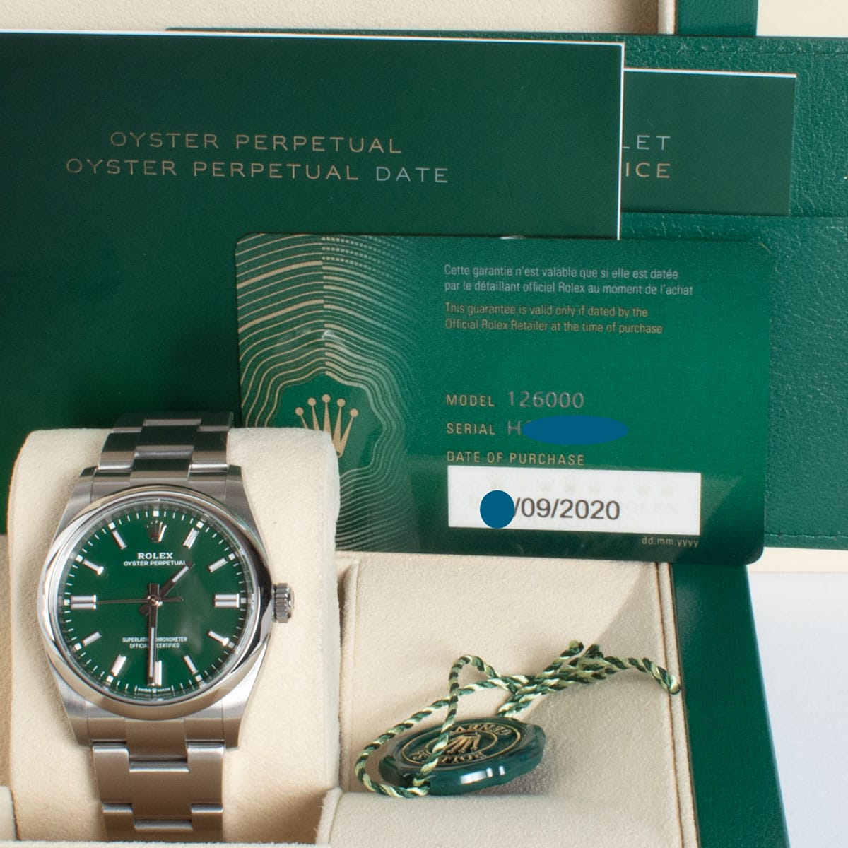 View in Box of Oyster Perpetual 36