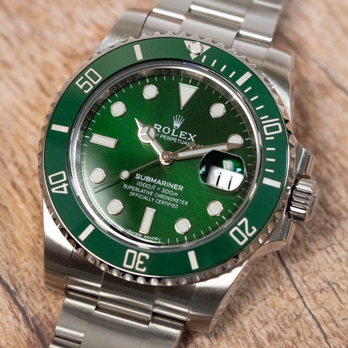 Stylied photo of  of Submariner Date 'Hulk'