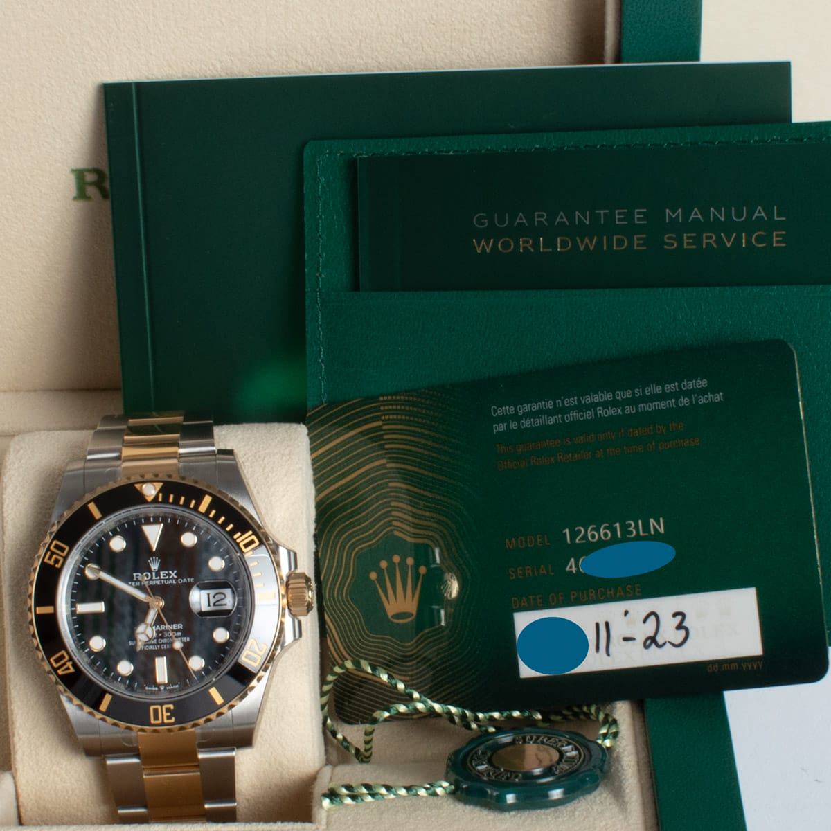 View in Box of Submariner Date 41