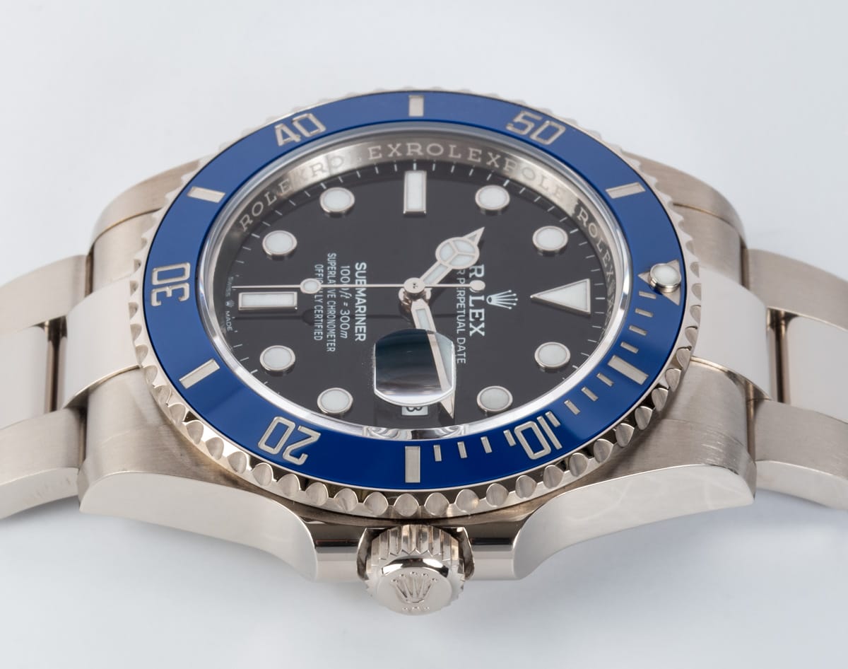 Crown Side Shot of Submariner Date 41 'Cookie Monster'