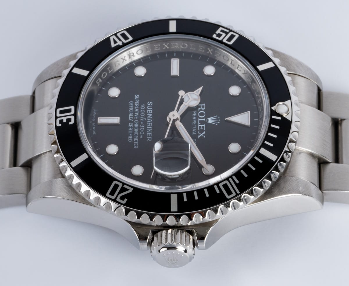 Crown Side Shot of Submariner Date