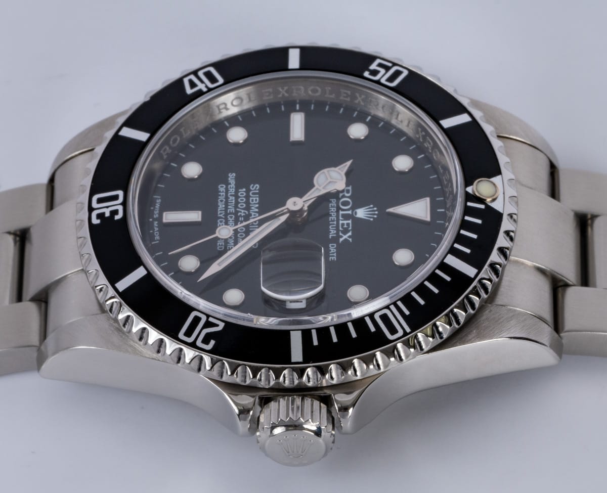 Crown Side Shot of Submariner Date