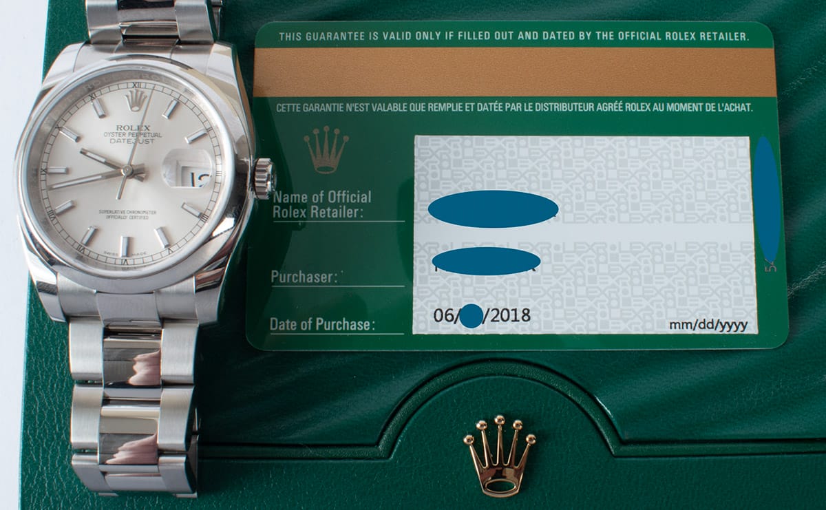 Paper shot of Datejust 36