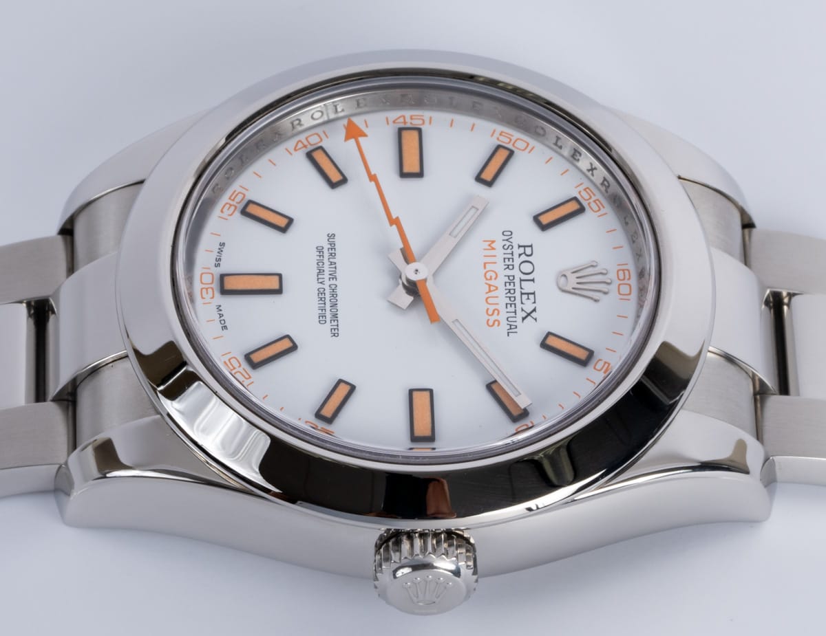 Crown Side Shot of Milgauss