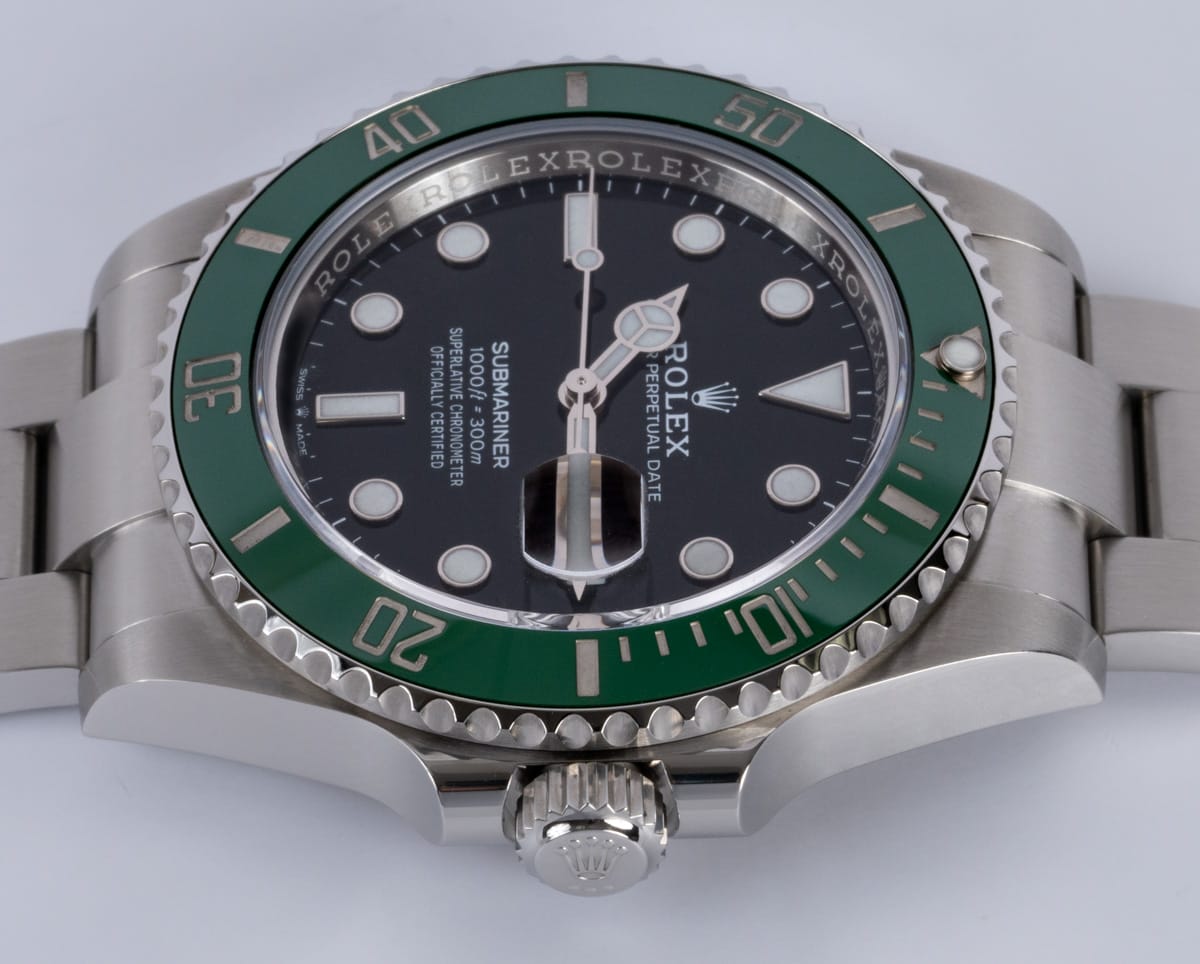 Crown Side Shot of Submariner Date 41 'Starbucks'