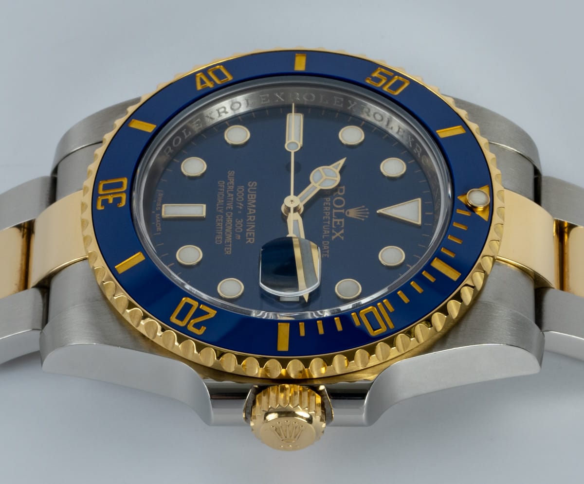 Crown Side Shot of Submariner Date