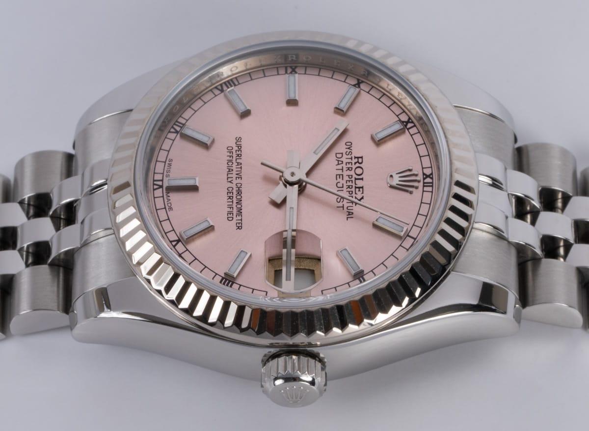 Crown Side Shot of Datejust Midsize 31MM