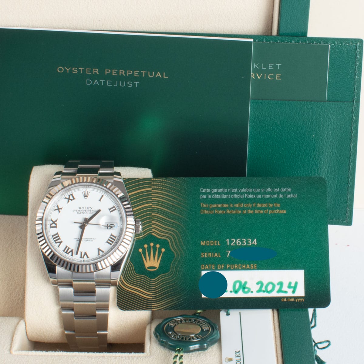 View in Box of Datejust 41