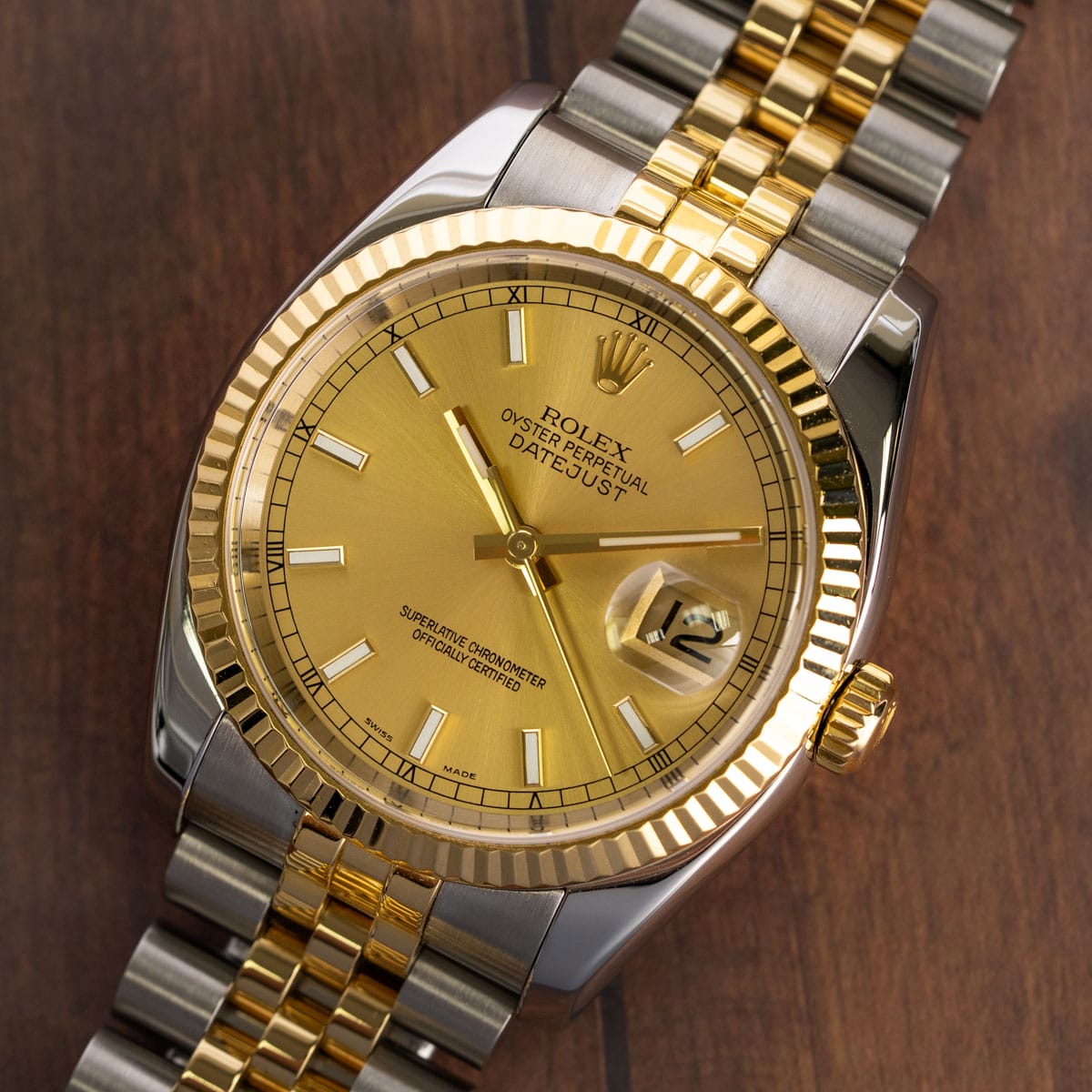 Stylied photo of  of Datejust 36