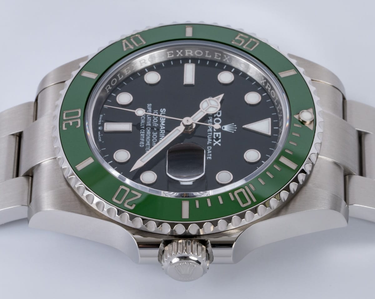 Crown Side Shot of Submariner Date 41 'Starbucks'