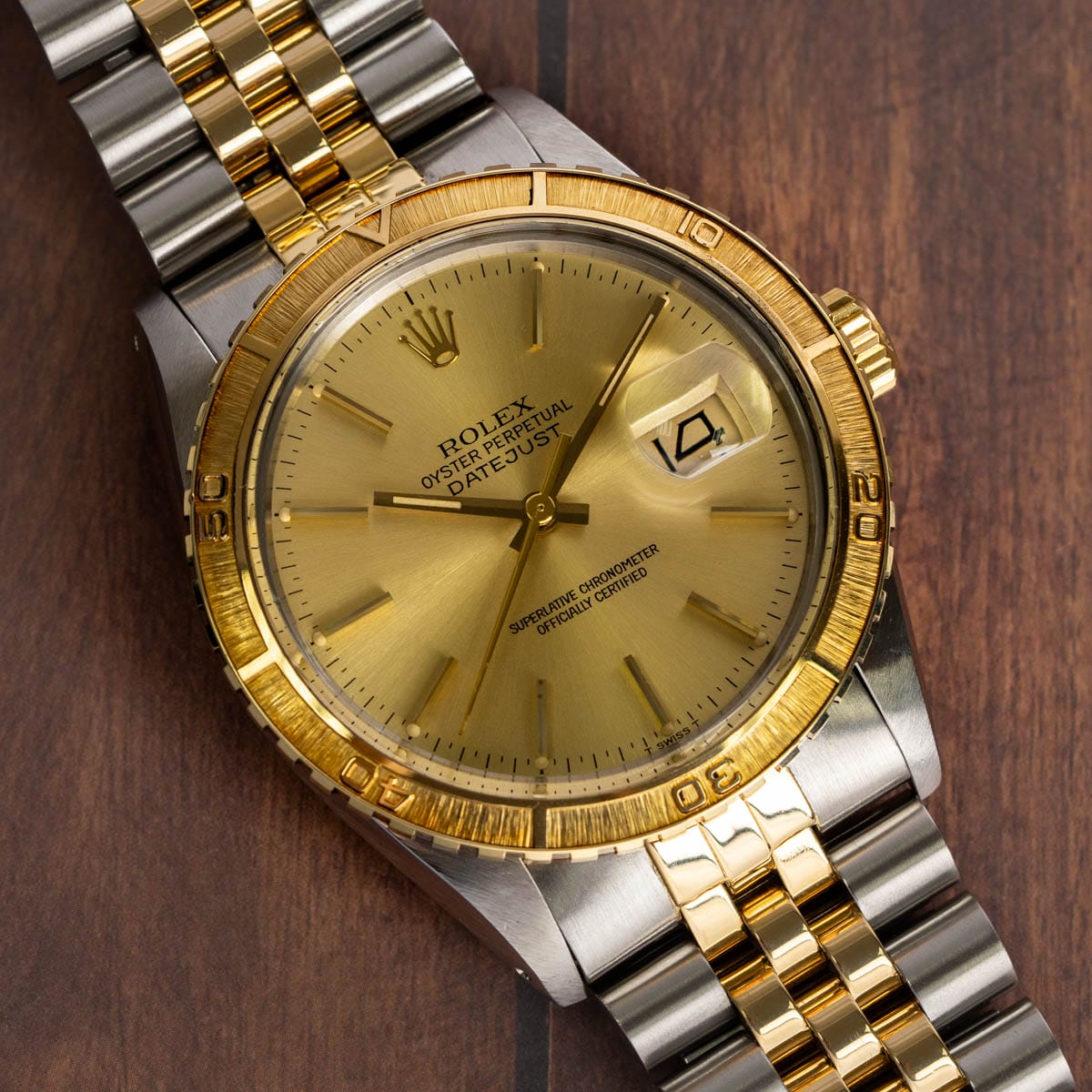 Stylied photo of  of Datejust Turn-O-Graph 'Thunderbird'