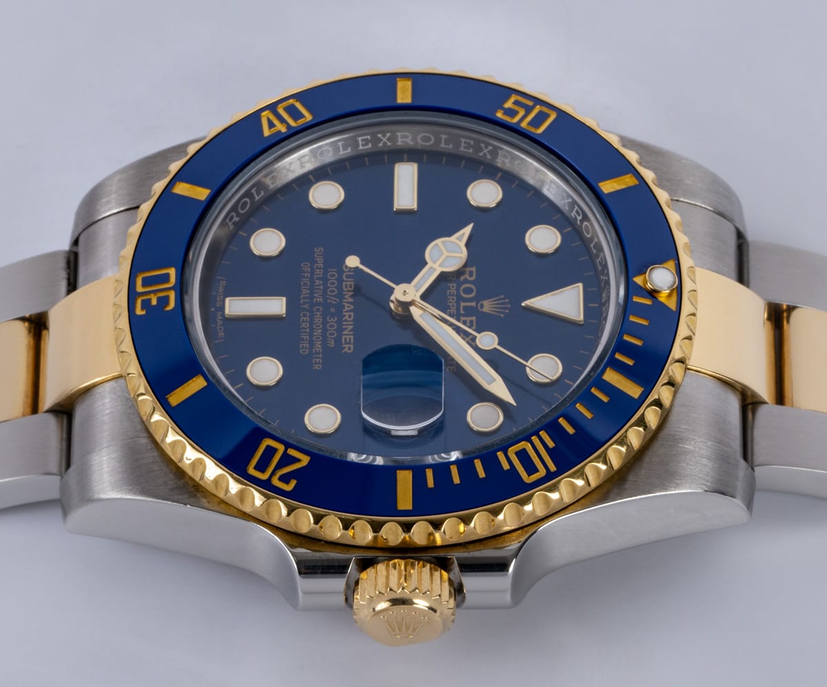 Crown Side Shot of Submariner Date