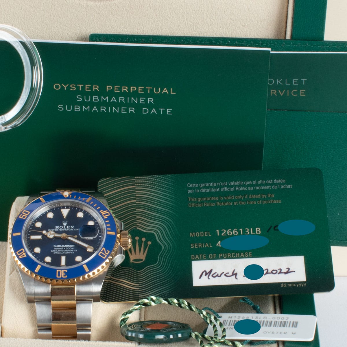 View in Box of Submariner Date 41