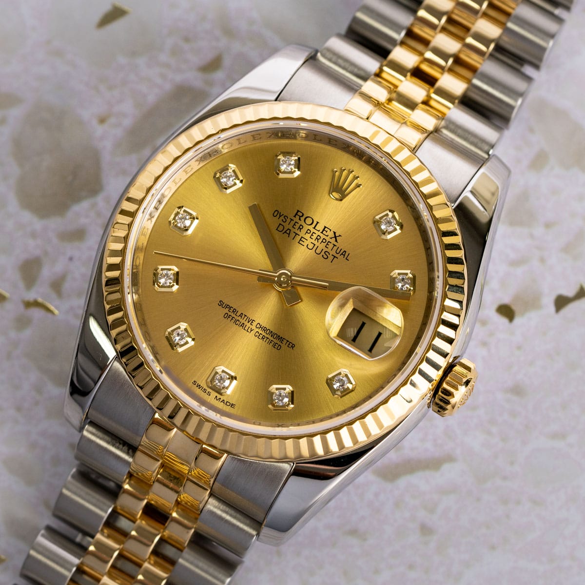 Stylied photo of  of Datejust 36