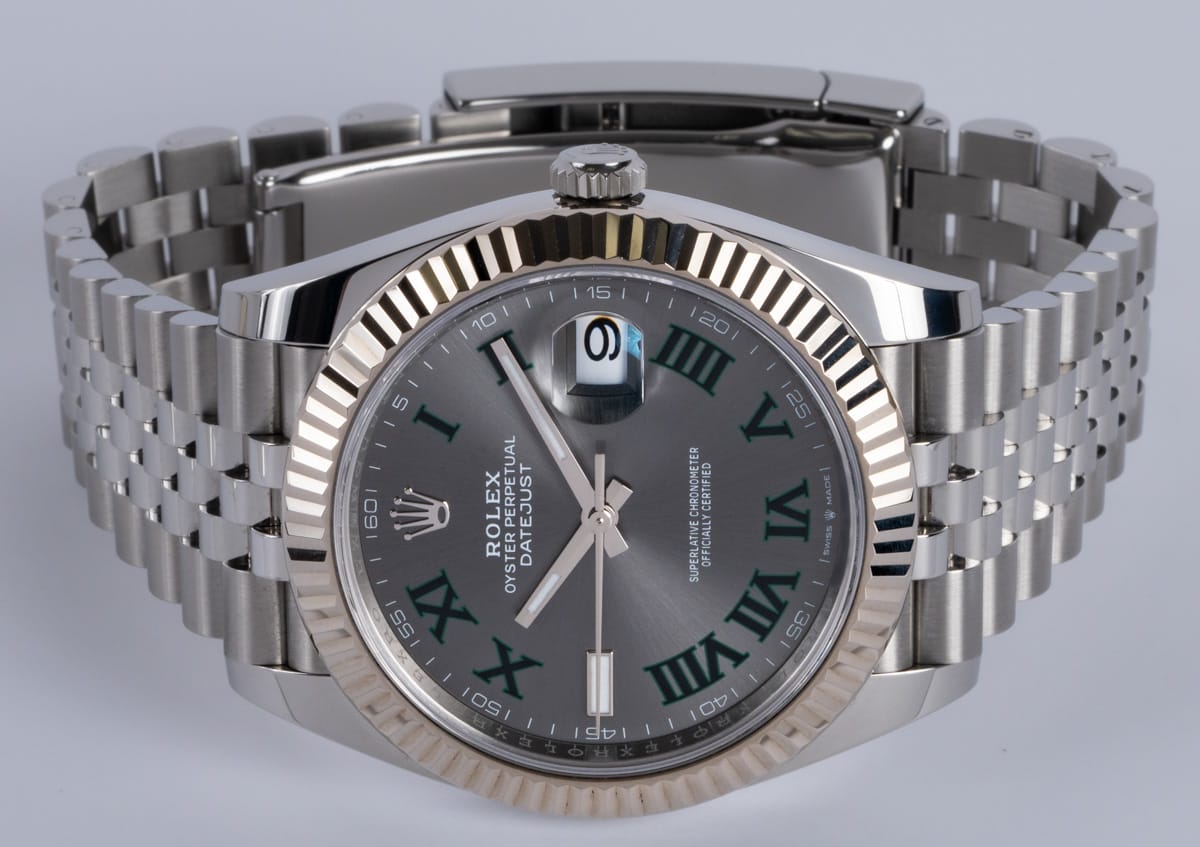 Front View of Datejust 41 'Wimbledon'