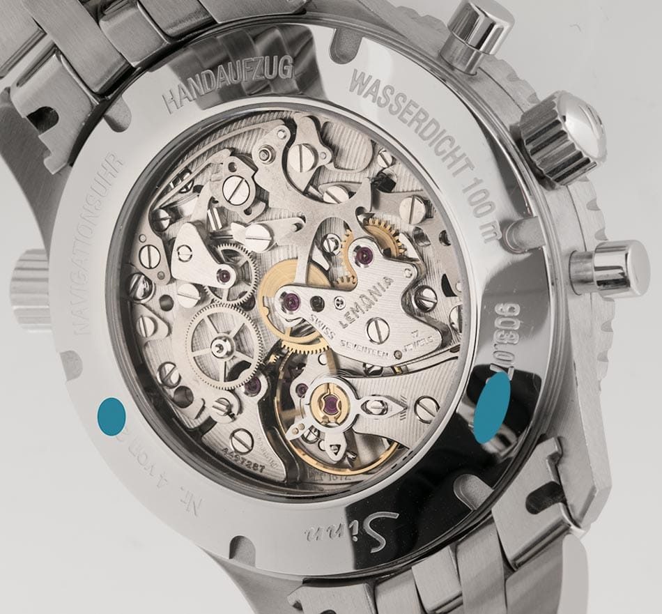 Caseback of 903 H2 Navigation Chronograph