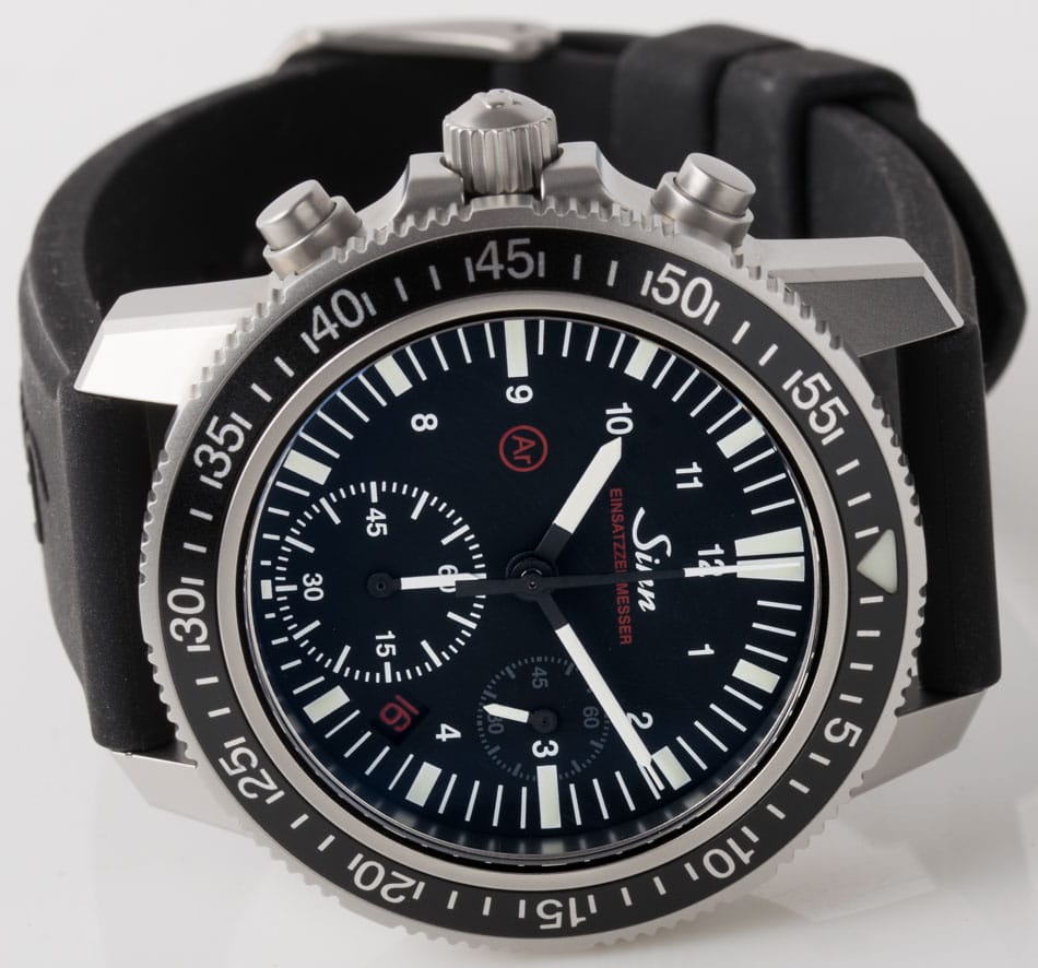 Front View of EZM 13 Chronograph