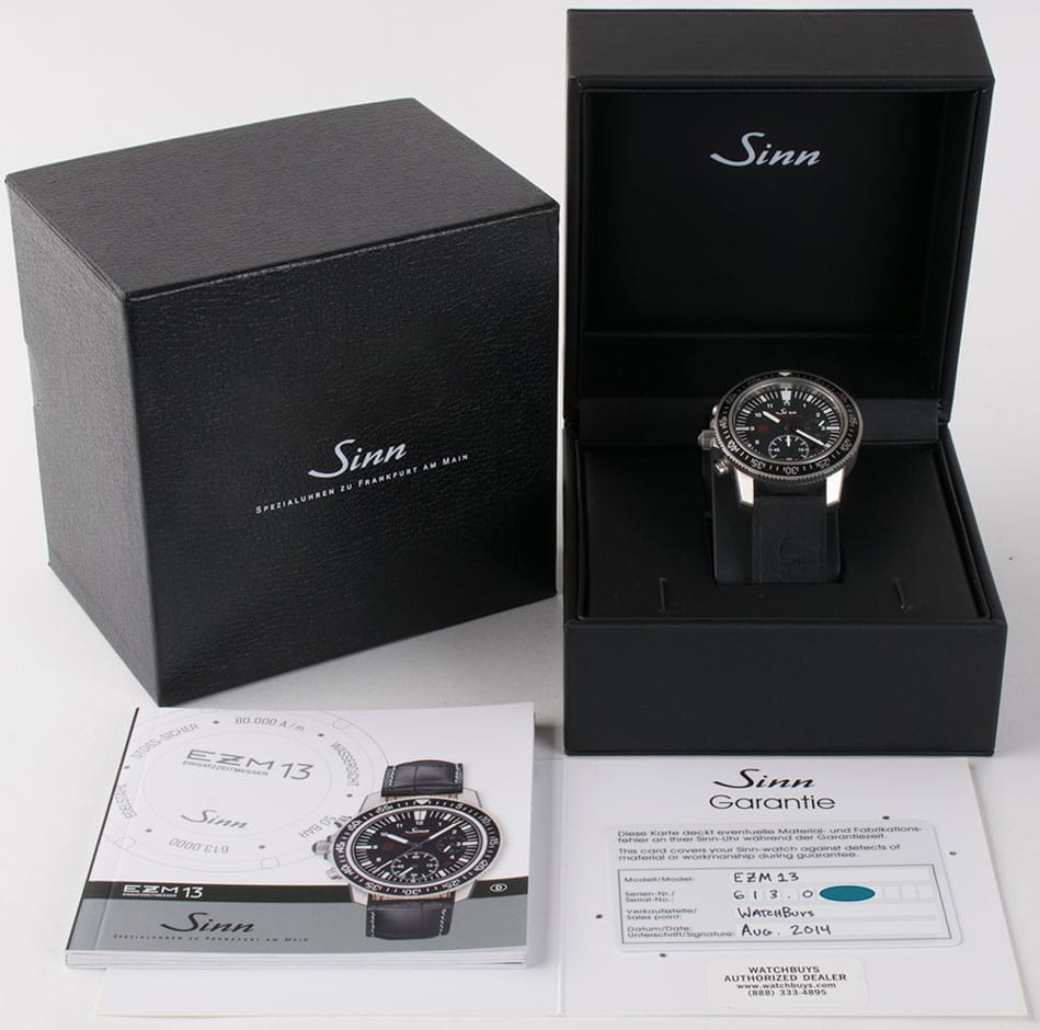 Box / Paper shot of EZM 13 Chronograph