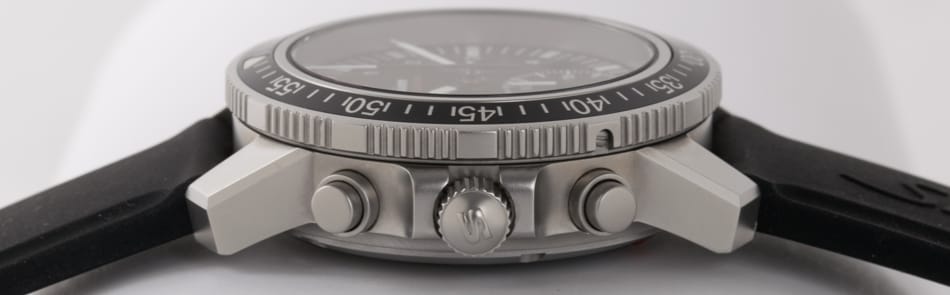 Crown Side Shot of EZM 13 Chronograph