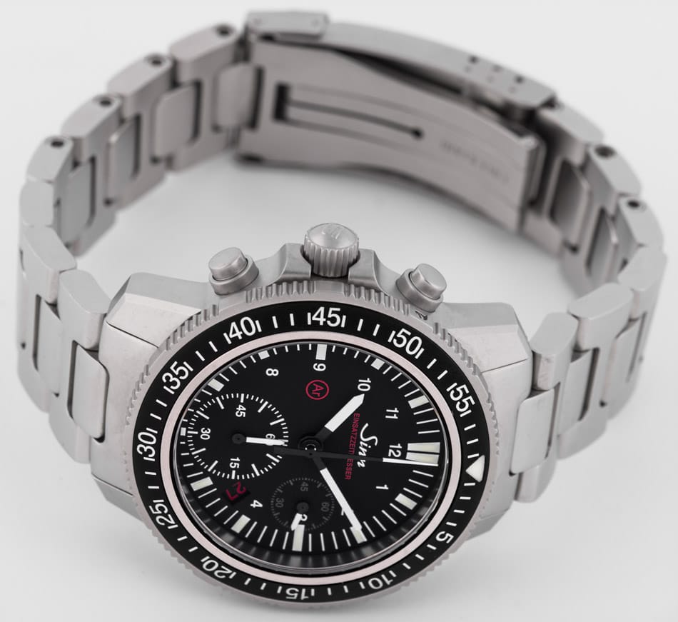 Front View of EZM 13 Chronograph