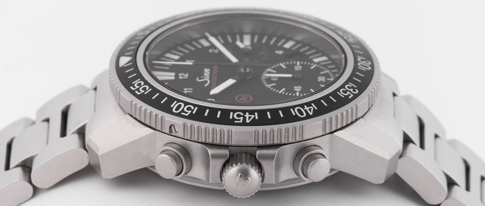 Crown Side Shot of EZM 13 Chronograph