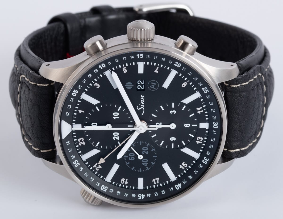 Front View of 900 Flieger Chronograph