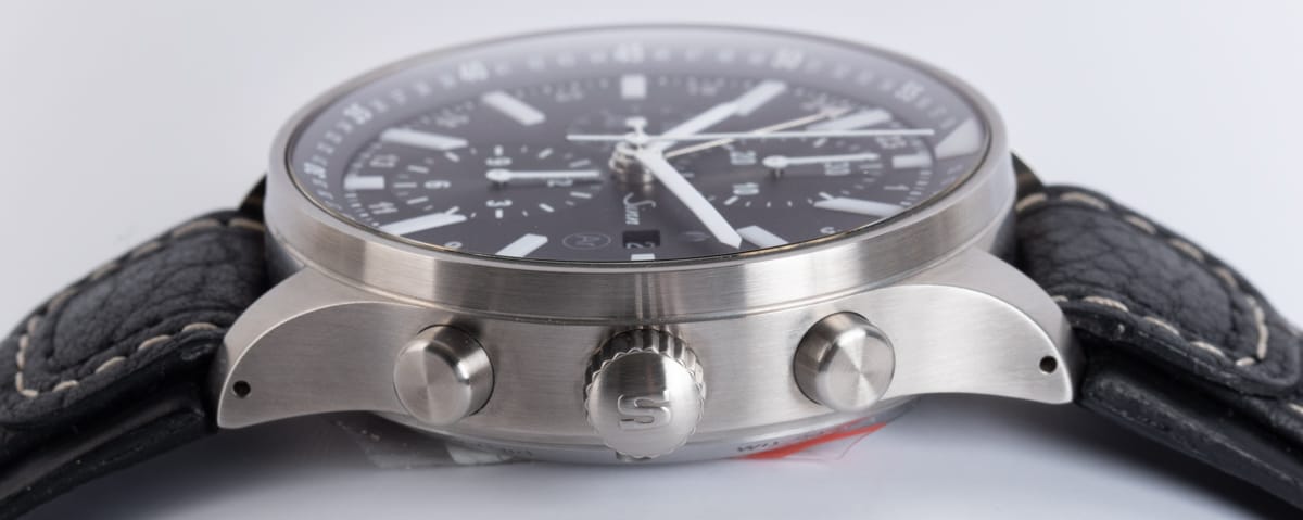 Crown Side Shot of 900 Flieger Chronograph