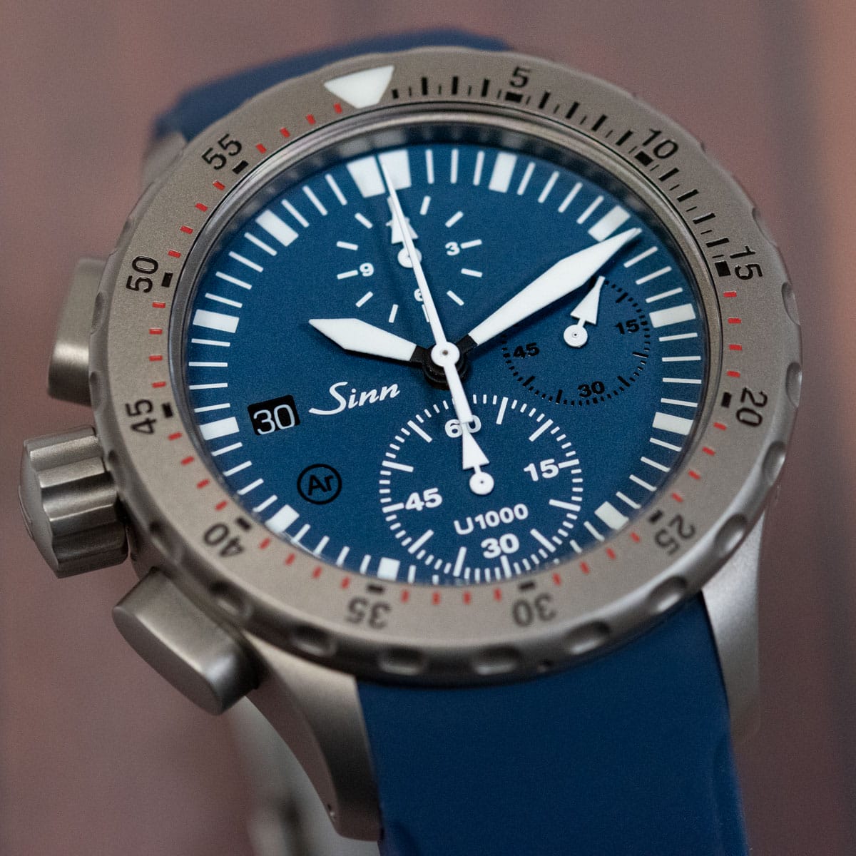 Stylied photo of  of U-Boat U1000B EZM 6 Chronograph