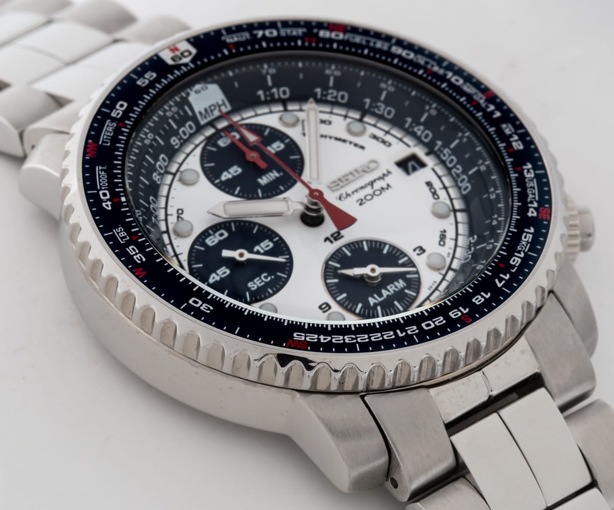 9' Side Shot of Flight Master Chronograph