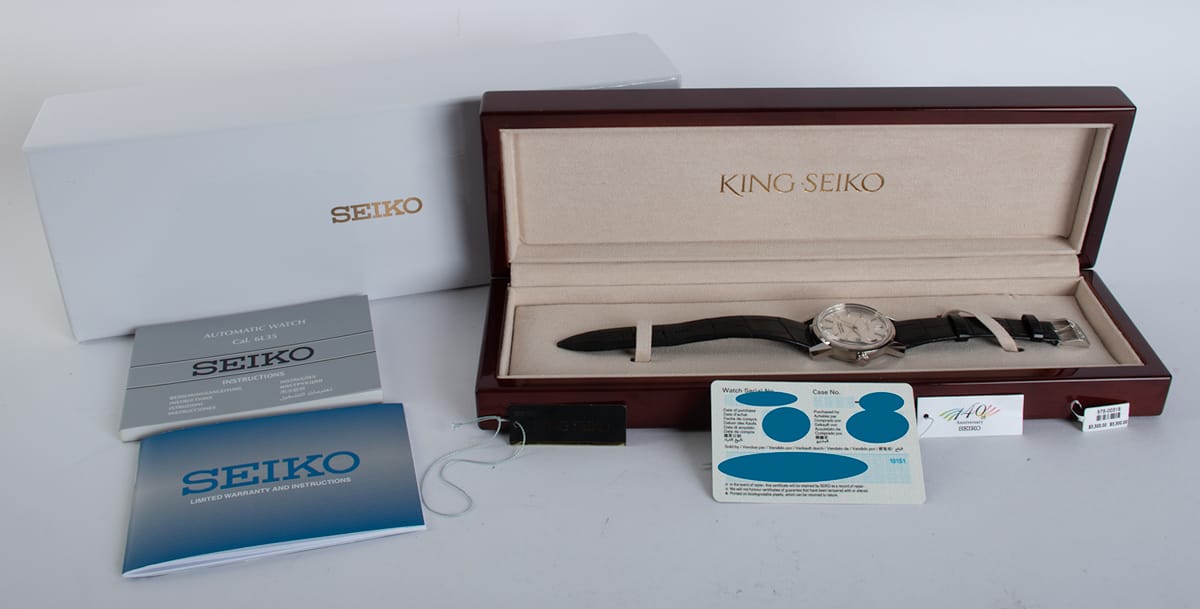 Box / Paper shot of King Seiko 140th Anniversary LE