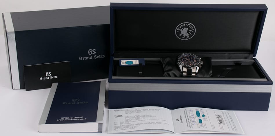 Box / Paper shot of Grand Seiko Black Ceramic Limited Edition