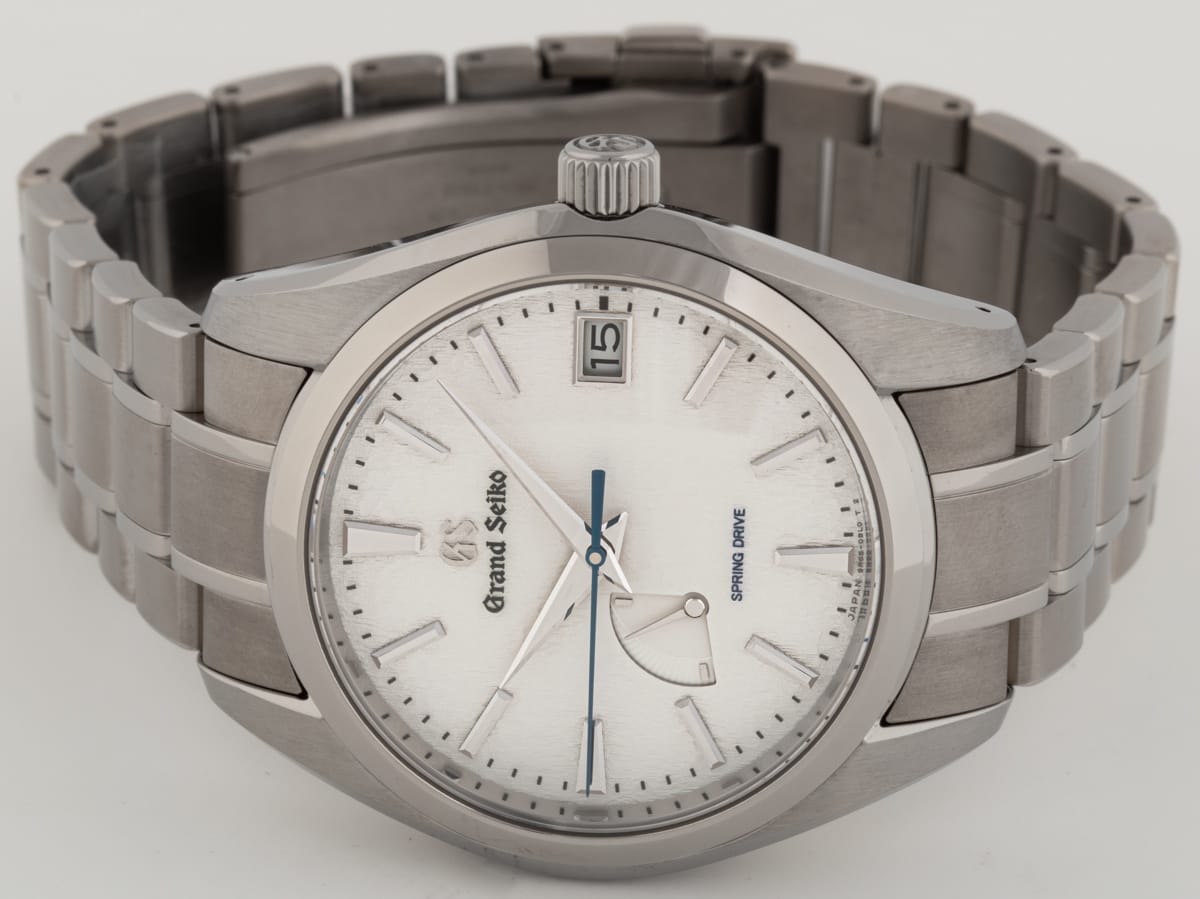 Front View of Grand Seiko Spring Drive 'Snowflake'